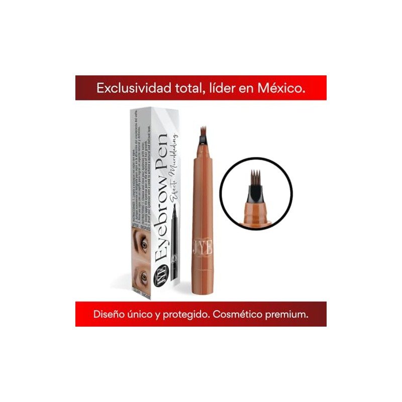 JYE Plumón para Cejas Efecto Microblading, Dibujo pelo a pelo,