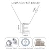 Philip Jones Initial Necklace Letter E Created with Zircondia® Crystals