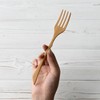 RIVERET Liverette Fork Cutlery, M, 7.5 inches (19 cm), Bamboo