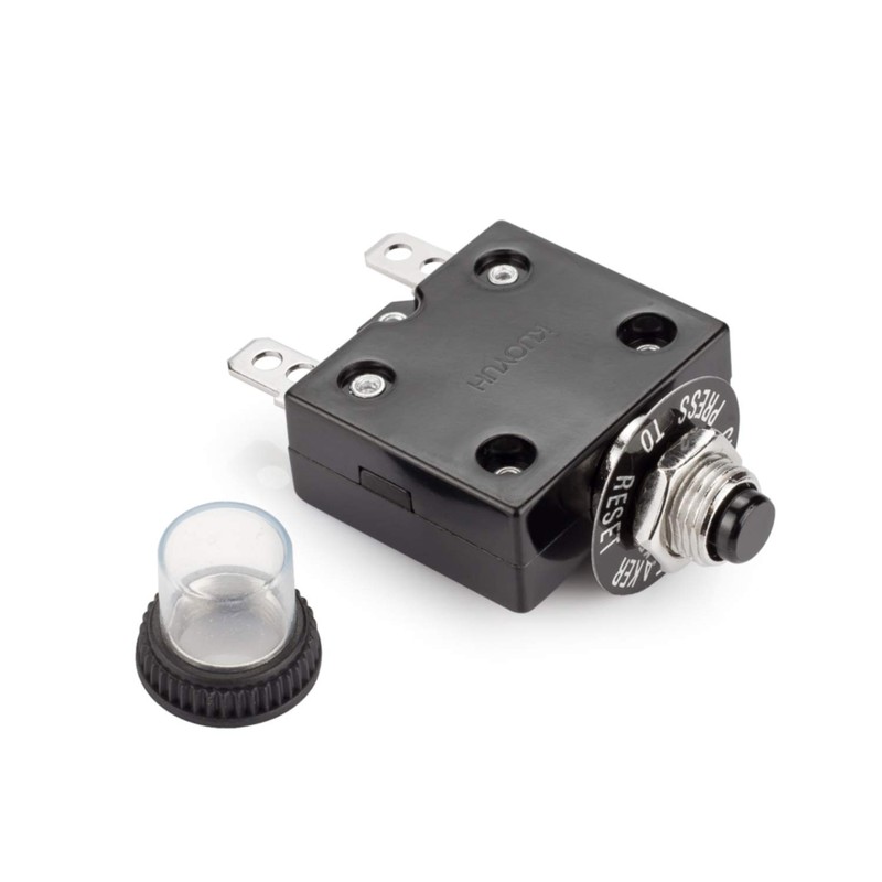 Thermal Circuit Breaker, DIYhz 20 Amp Push Button Manual Reset