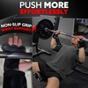 Weight Lifting Grip Straps with D Ring and Wrist Wrap