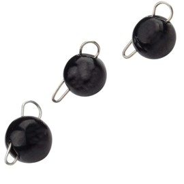 Trout Master Tungsten Bottom Jigs - 3 Tungsten Heads, Weight/Colour: 2 g/Black