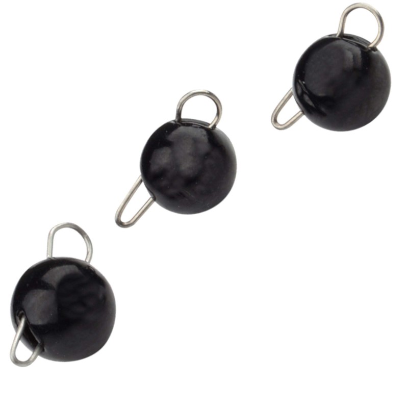 Trout Master Tungsten Bottom Jigs - 3 Tungsten Heads, Weight/Colour: