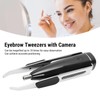 Sunisfa 10X Magnification Eyebrow Camera Tweezers with LED Light, ABS