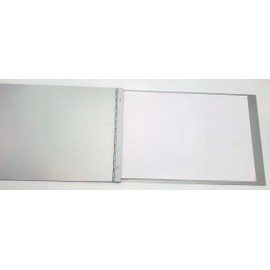 11x17 Binder Aluminum Panel Featuring Aluminum Hinged Screw Post Mechanism