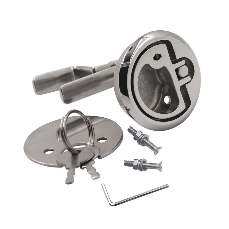 SHENGHUISS 2 Pack Boat Deck Cam Latch Hatch Locking Style