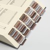 Mr. Pen- Bible Tabs, 75 pcs, Warm Mocha, Gold Foil