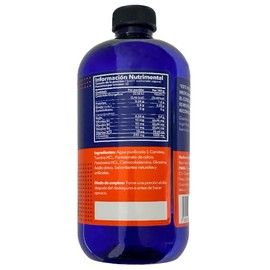 L-Carnitina Líquida 240 mg + Complejo B (B1 B5 B6 B12) | Sabor Naranja | 480 ml | 32 Porciones | Suplemento Alimenticio | Strom