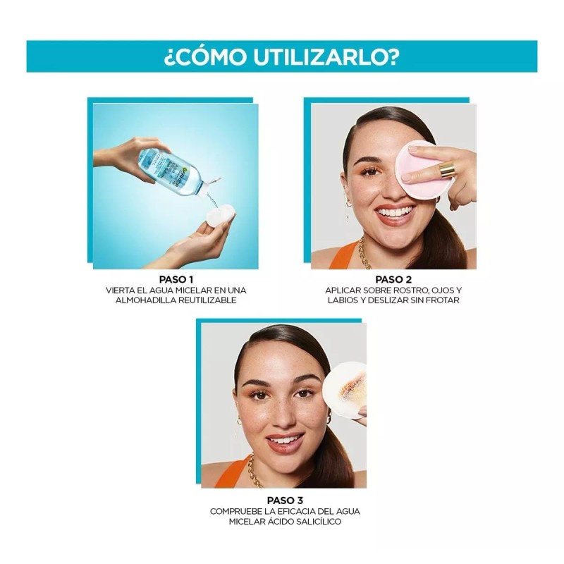 Garnier Skin Active Agua Micelar Anti Acne 400ml