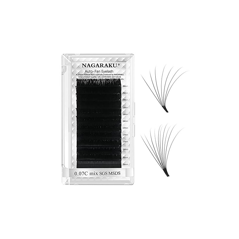 NAGARAKU Russian Volume 3D, 4D, 5D-20D, 0.07 mm Thickness, C