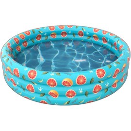 PoolCandy Grapefruit Print Inflatable Pool Floats, Loungers, Sun Chairs & Sunning Pools (Grapefruit Print Sunning Pool)