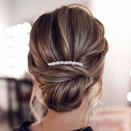 Iaceble French Pearl Hair Comb Pin Bridal Pearl Hair Combs Vintage Pearl Side Comb Hair Piece Weddings Pearl Hair Comb Decorative Hair Accessories for Women and Girls Headdress (B)