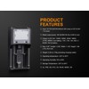 EdisonBright Fenix are-A2 Home/in-car Battery Charger for 21700/18650/16340 BBX5 Battery