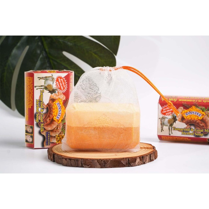 ASANTEE TAMARIND & GOAT MILK HERBAL SOAP 125 G. (Pack