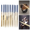 10Pcs Set 4x160mm Mini Titanium Plated Diamonds Needle File Kit