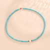 Pearl Necklace for Women Boho Beaded Necklace Western Necklace Turquoise