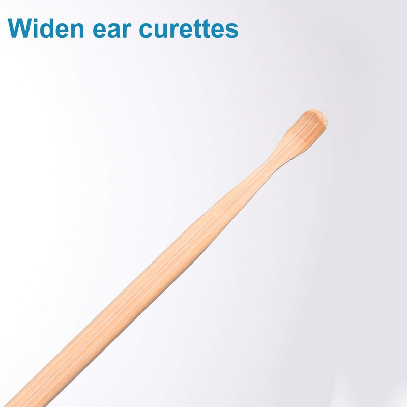 10pcs Bamboo Ear Pick Ear Cleaner Earwax Curette Remover Earpick