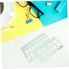 STOBOK 2pcs Geometric Ruler Ellipse Template Circle Stencil Stencils for