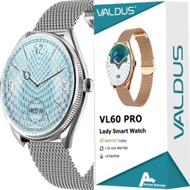Arrow Dancer VL60 PRO Smart Watch - 1.32” AMOLED Display, 24/7 Heart Rate Monitor, Multi-Sport Modes, SpO2 & Stress Tracking, IP68 Waterproof, AI Voice Assistant, Ultra-Slim Design (Silver)
