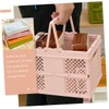 Sosoport Handheld Storage Bin Small Items Holder Desktop Organizer Cosmetics