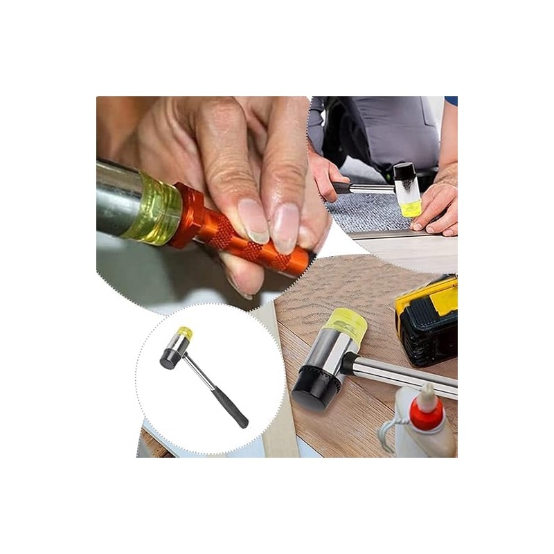 Sleek Style® High Quality Rubber Mallet Hammer 25mm Small Nylon