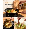 Mooues 9 Piece Natural Acacia Wooden Spoons for Cooking, Wooden