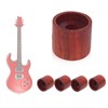 4pcs Maple Wood Effect Pedal Control Amplifier Knobs for Electric