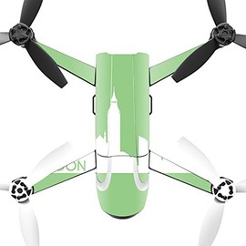 MightySkins Skin Compatible with Parrot Bebop 2 – London | Protective, Durable, and Unique Vinyl Decal wrap Cover | Easy to Apply, Remove, and Change Styles | Made in The USA