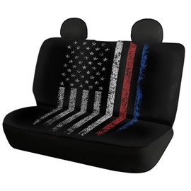 Darisoco American Flag Universal Car Seat Covers Full Set 4pcs Car Seat Cover for Auto Interior Seat Protection Travel Essentials