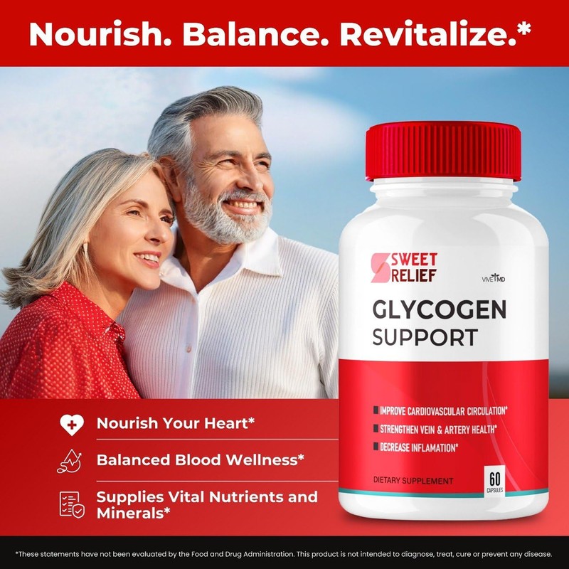 Sweet Relief Glycogen Support Capsules - Sweet Relief Blood Vessel