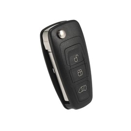 A ABSOPRO Key Remote Control Key Fob Case Shell for Ford Transit Custom