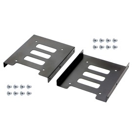 Nicekey 2 Pack HDD/SSD Mounting Bracket,2.5 to 3.5 Adapter,Hard Disk Drive Holder