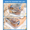 Dynta Bread Box 2 Pack Bread Storage Container Airtight Recording