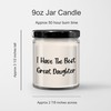 Unique Gifts for Daughter - Best Daughter Ever Soy Candle