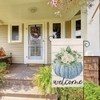 Asminifor Fall Pumpkin Welcome Garden Flag 28x40Inch Double Sided, Seasonal