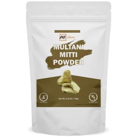 mGanna mGanna 100% Natural Purified Multani Mitti Mud | Fullers Earth Clay Powder Cosmetic Grade | Natural Face Mask 100 GMS / 0.22 LBS