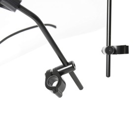 7BLACKSMITHS Universal 15” Motorcycle Windshield Height Clear Large Windscreen Compatible with Harley Yamaha Honda Bikes with 7/8'' or 1'' Handle Bars
