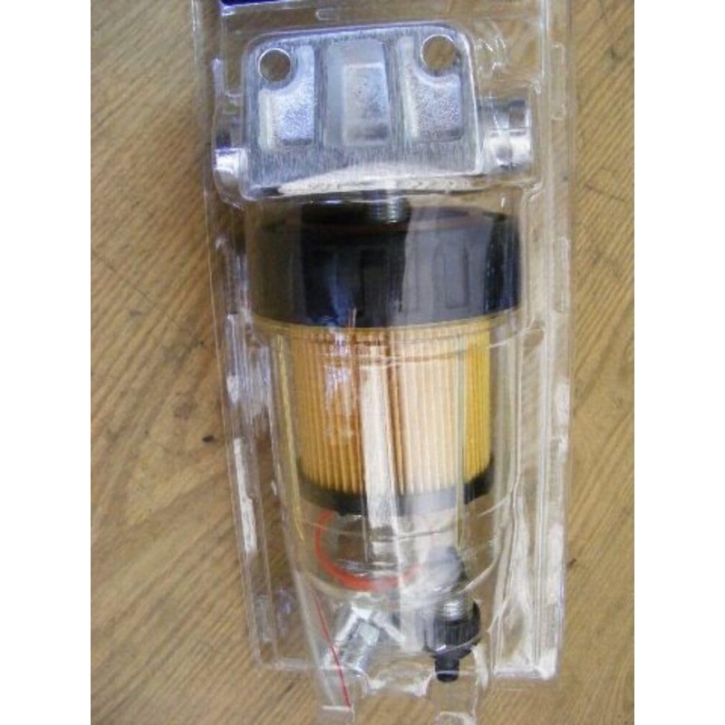 QUICKVIEW Boat Marine Water Separating Filter Kit w/Drain & Nichronium