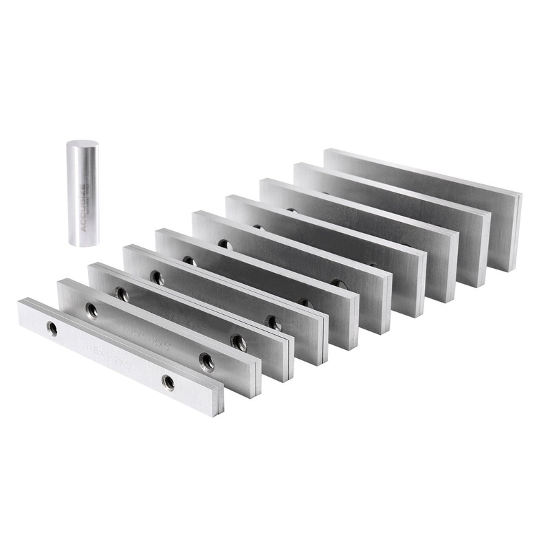 Accusize Industrial Tools 1/8'' Thickness 10 Pairs Precision Parallel Sets,