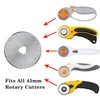 Headley Tools 45mm Rotary Cutter Blades (Pack of 15) Fits