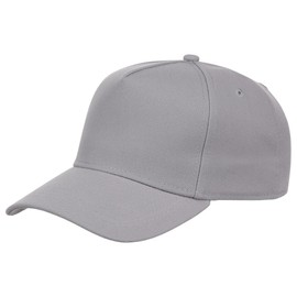 Lids Blank Hook Shot A-Frame Adjustable Snapback Hat, Light Grey