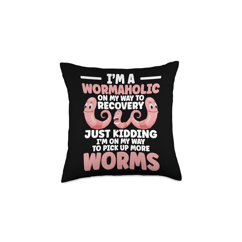 Worm Composting Bin Vermicomposting Bin Worm Farm Composter Throw Pillow