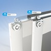SongYung 8 PCS Closet Door Roller Kit, Sliding Wardrobe Closet