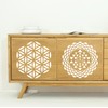 Sacred Geometry Stencil 8x8inch Reusable Hexagon Mandala Stencils Metatron's Cube/The