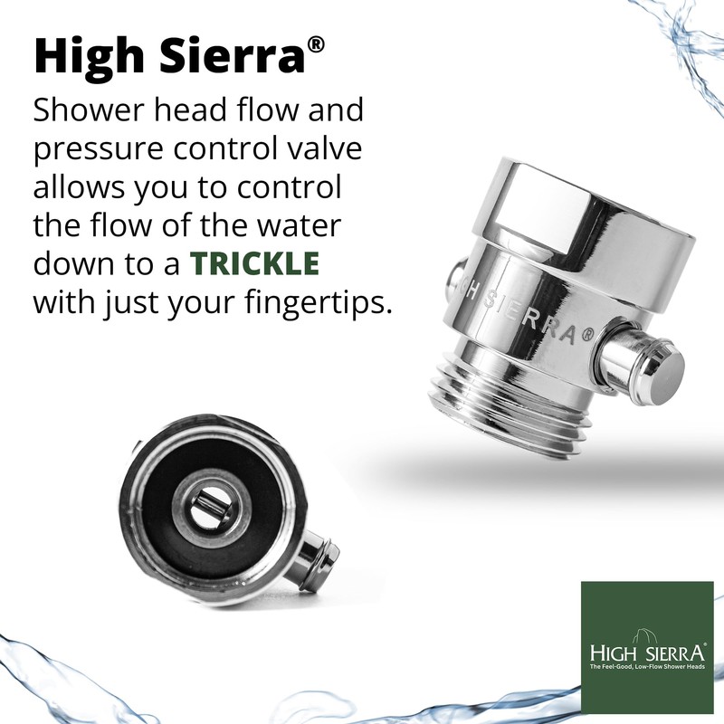 High Sierra® - Shower Head Pause & Pressure Control Valve