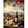 Wine Themed Tuscany Vineyard Pattern A1149 Accent Tile Mural Kitchen