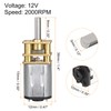 Rebower Micro Reduction Gear Motor with Full Metal Gearbox for