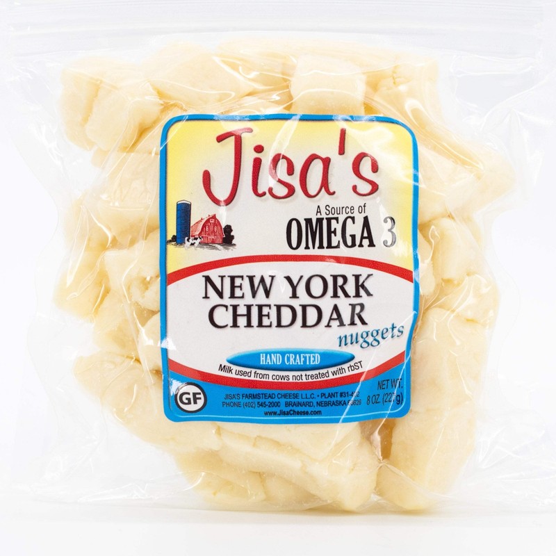 Jisa's Farmstead Cheese New York Cheddar Cheese Nuggets | Pack