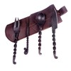 Viking Traders Hand-Forged Medieval Twisted Dining Hall Eating/Feasting Utensils set