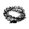 Aeiniwer Hawaiian Kukui Nut Lei Beads Necklaces with Hand Painted